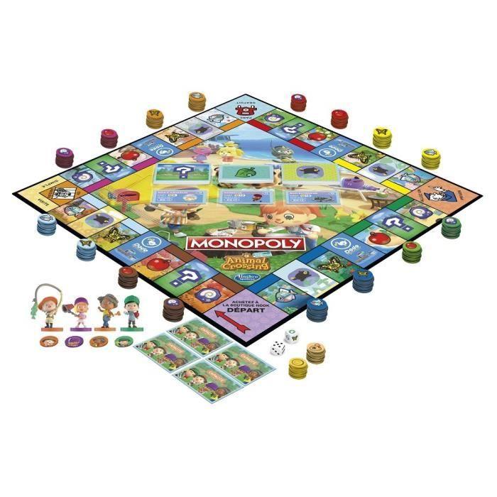 MONOPOLY - édition Animal Crossing New Horizons - plateau de Jeu amusant pour enfants - à partir de 8 ans
