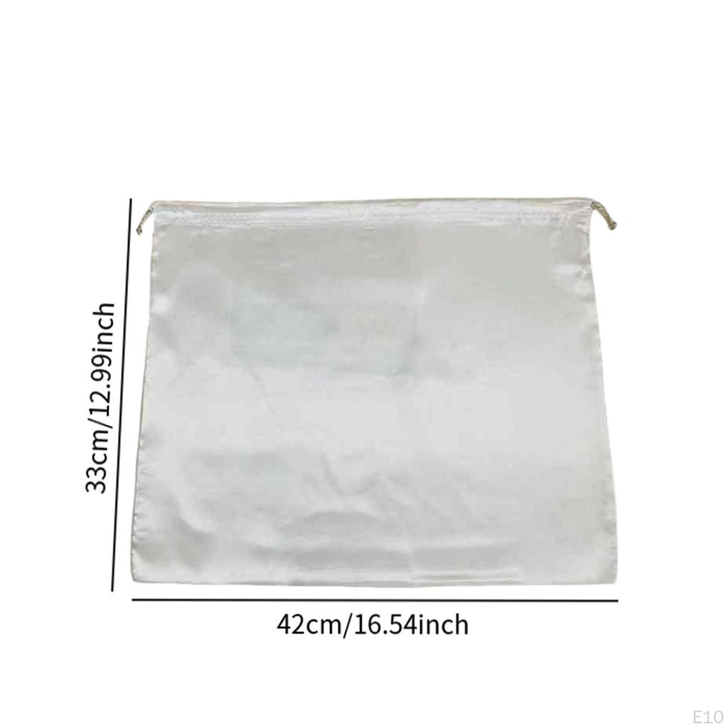 5 Stück Staubschutz Aufbewahrungsbeutel, Reisebeutel mit Kordelzug, Satin-Geschenktüten zur Verpackung