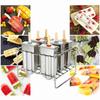 Ice Lolly Mold Stainless Steel Ice Cream Mold  Mold Kit Round Head  Mold Reusable for Gift for Summer