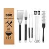 BBQ Tools Set 18 Piece Camping Barbecue Set,420 Stainless Steel+PP Handle Shovel,Fork,Clamp,Barbecue Skewer,Brush,BBQ Tools Set