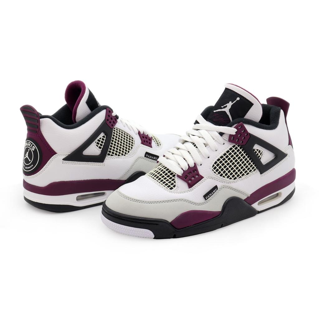 CZ5624-100 Paris Saint Germain PSG Nike Air Jordan 4 Retro Beyaz Bordo Erkek