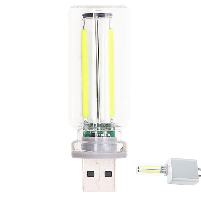 Portable Car USB Ambient Light Mini LED Decorative Atmosphere Lamps For Auto Interior Environment Light Computer Light Plug Play