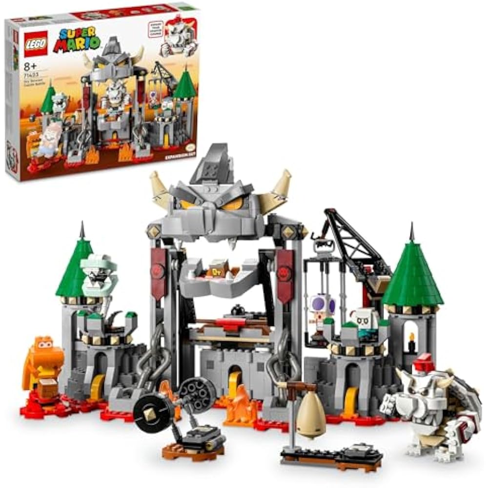 LEGO (LEGO) Super Mario Hone Bowser and Castle Battle Challenge Toy Gift Birthday Blocks Christma...