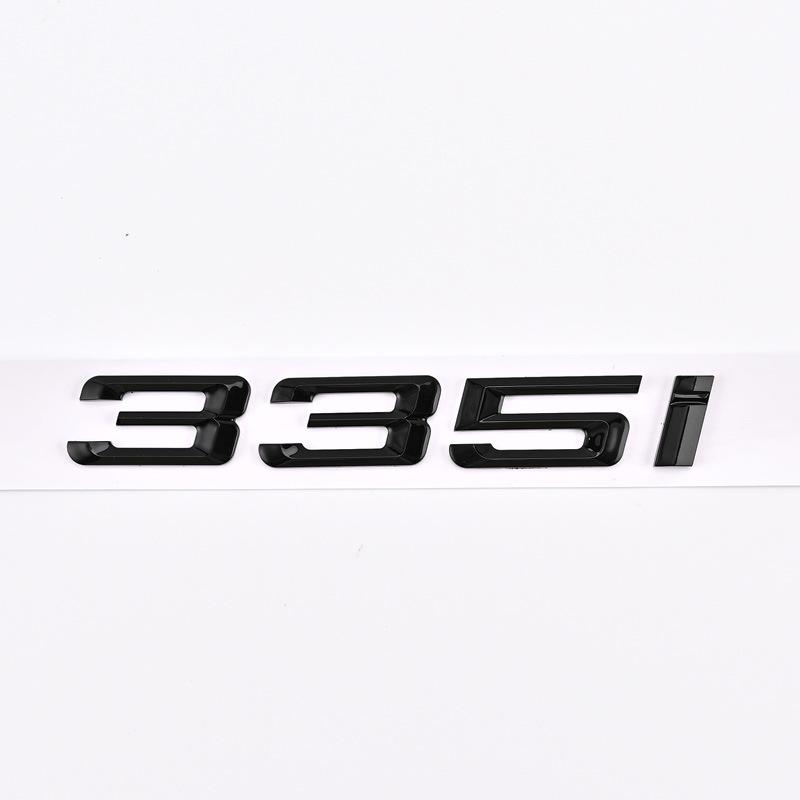 Applies to rear badges of older BMW 3 Series models: 316i, 318i, 320i, 325i, 330i.
