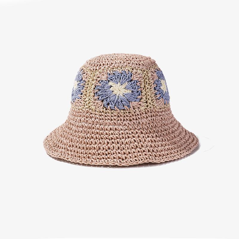 Style Hat Versatile Exquisite Flower Womens Sweet Sunshade Fisherman Hats