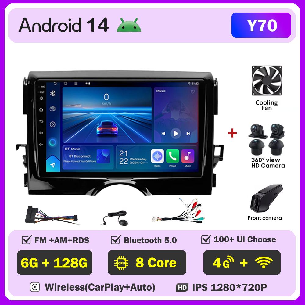 For Toyota Mark X X130 2 II 2009 2010 2011 - 2019 Car Radio Player Car Carplay Screen Autoradio Mirror Link Car Intelligent Syst