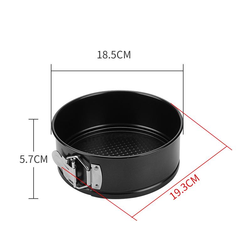 

7 Round Non-Stick Honeycomb-Springform Cake Pan with Removable Bottom