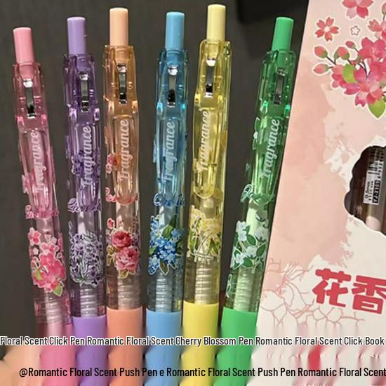 

Гелевая ручка с цветочным ароматом, быстросохнущая - Девичий стиль Default