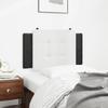 Vidaxl Headboard Cushion, Black and White, 90 Cm, Faux Leather