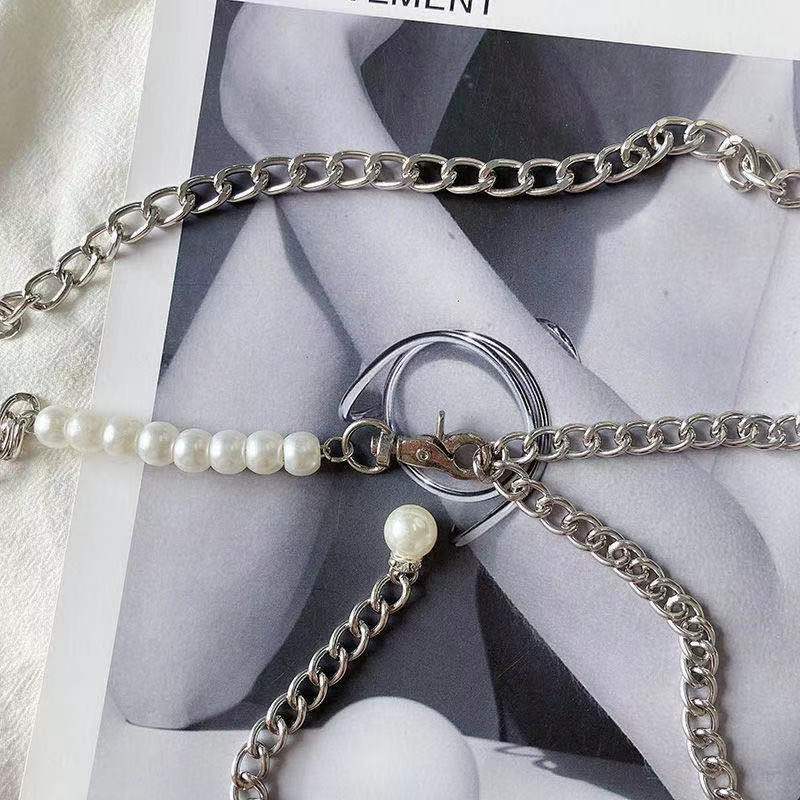 Pearl Waist Chain Women's New Style with Skirt, Suit, Chain, Chain Decoration, Fashionable and Versatile Misogynistic Belt Ins Style