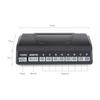 PZ-300-8 Auto-Parkplatz-Rückfahr-Summer LED-Monitor Parkwarnsystem mit 4*7m Frontsensoren und 4*2.5m Hecksensoren