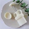 Rabbit Shape Stamps Moon Cake Moulds for Mid-Autumn Festival DIY Baking Mooncake