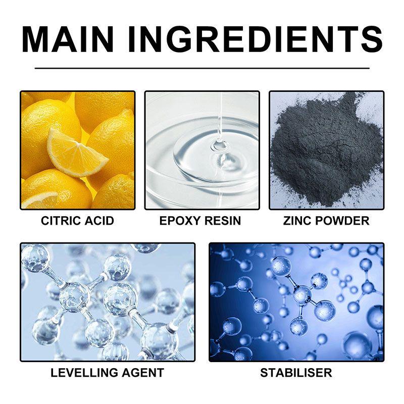 Multifunksjonell Metall Rustfjerner og Konverteringsmiddel Metallisk Maling 100ml Auto Anti-rust Pasta Flerbruks Rust Jern