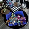 MH Pattern Round rug,Carpet Rug for Living Room Bedroom Playroom ,Non-slip Floor Mat,Holiday Gifts and Birthday Gifts.