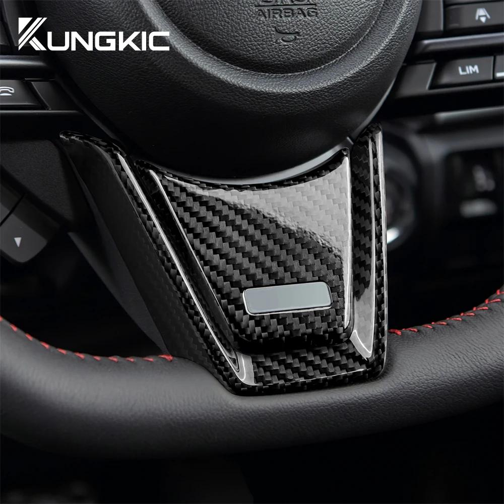 Real Hard Carbon Fiber Sticker For Subaru WRX/ WRX STI 2025 2025 2025 Car Steering Wheel Button Frame Interior Trim Accessories
