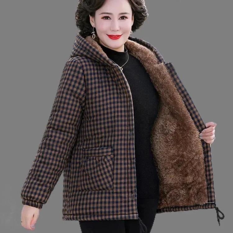Women Winter Warm Thickening Short Jacket Large Size Coat