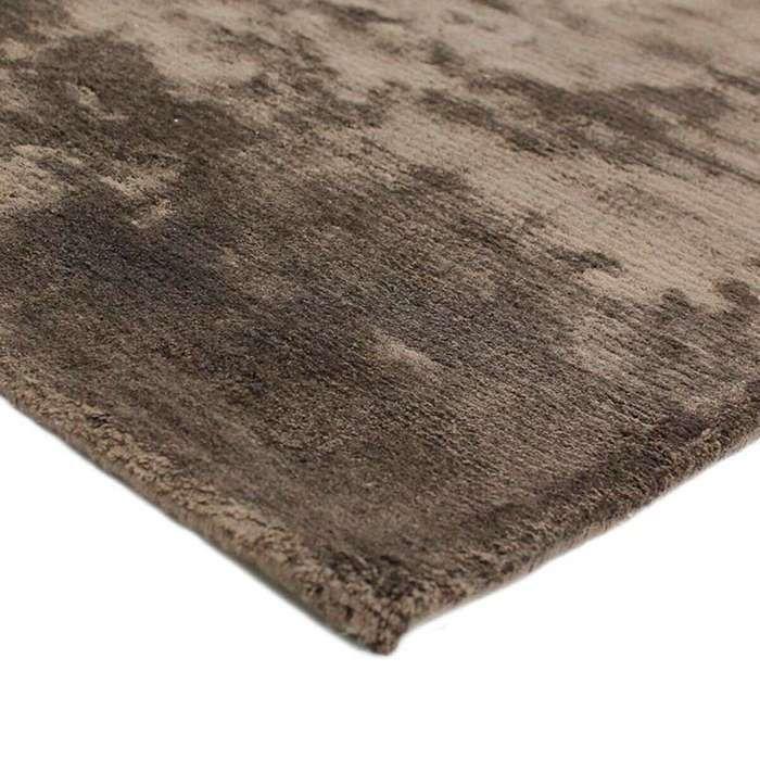 Tapis salon en viscose champagne 133x190
