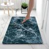 Marble Print Bathroom Rug Diatomaceous Earth Absorbent Entrance Rug Non Slip Door Mat Marbling Floor Mat