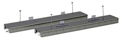 KATO N Gauge Island Platform C Without Roof 2 Pieces Railway Model Supplies 23-173