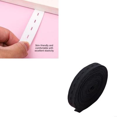 290cm Stretchable Band 2.5cm Wide Eyelet Trim Fashion Craft Sewing Accessory HX6C