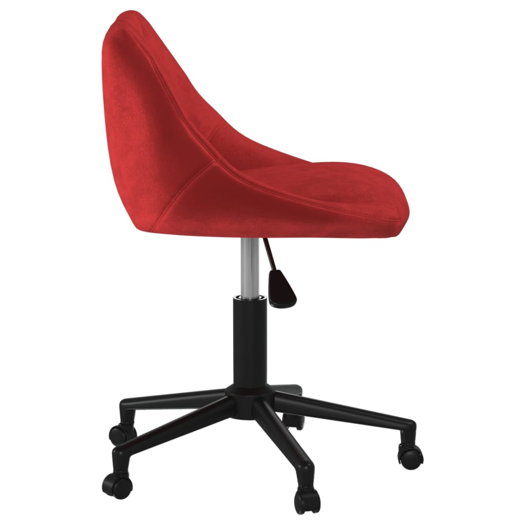 Dining Room Chair Swivel Burgundy Velvet