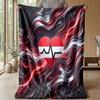 Austria Football Printed Flannel Blanket Skin Friendly Warm Decorative Throw for Indoor Couch Bed Daily Use