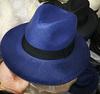 Summer Straw Paper Jazz Hat With Bow Band Fashion Beach Panama Cap Solid Women Men UV Protection Sun Hats