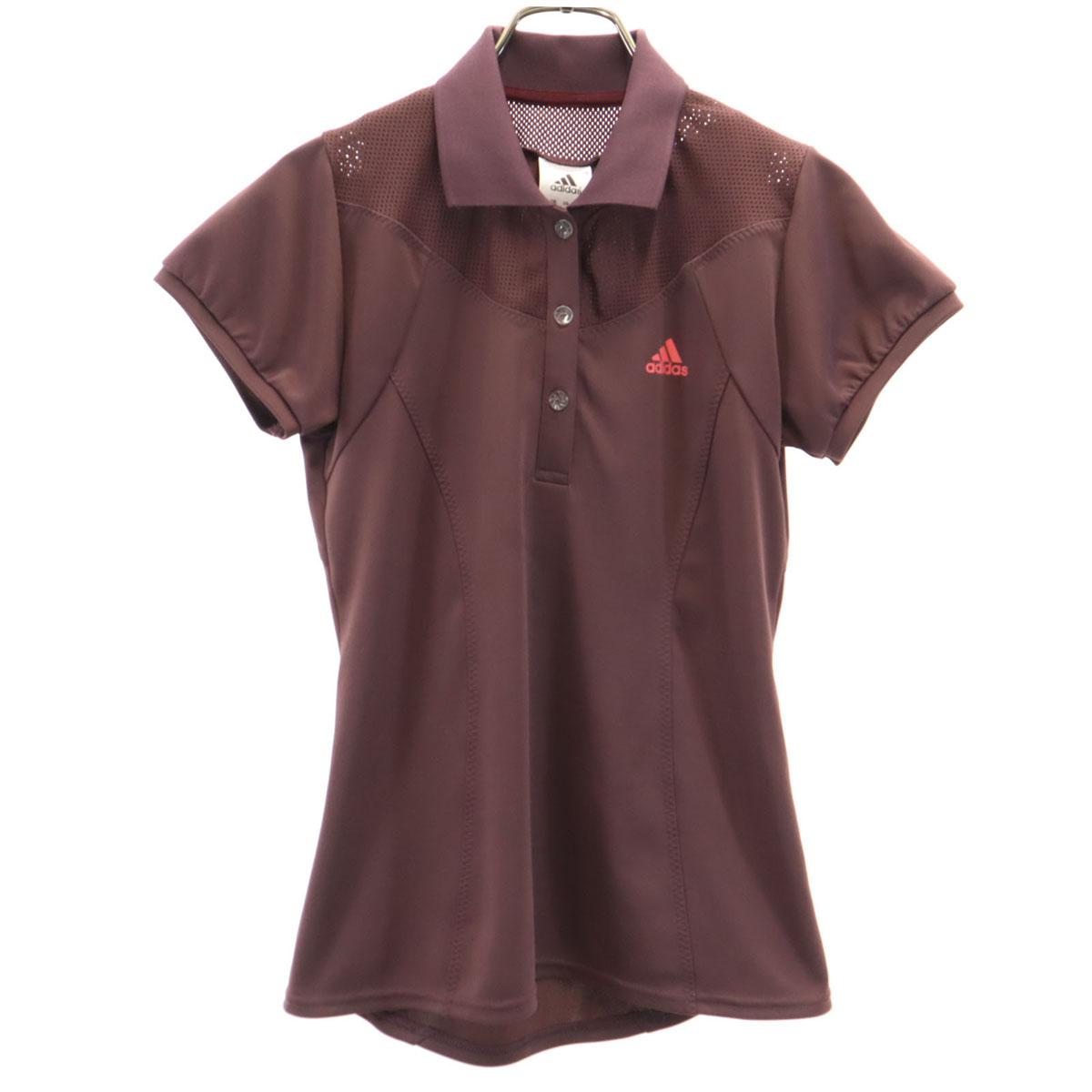 

adidas Футболка-поло с коротким рукавом M Коричневая Женская Б/У