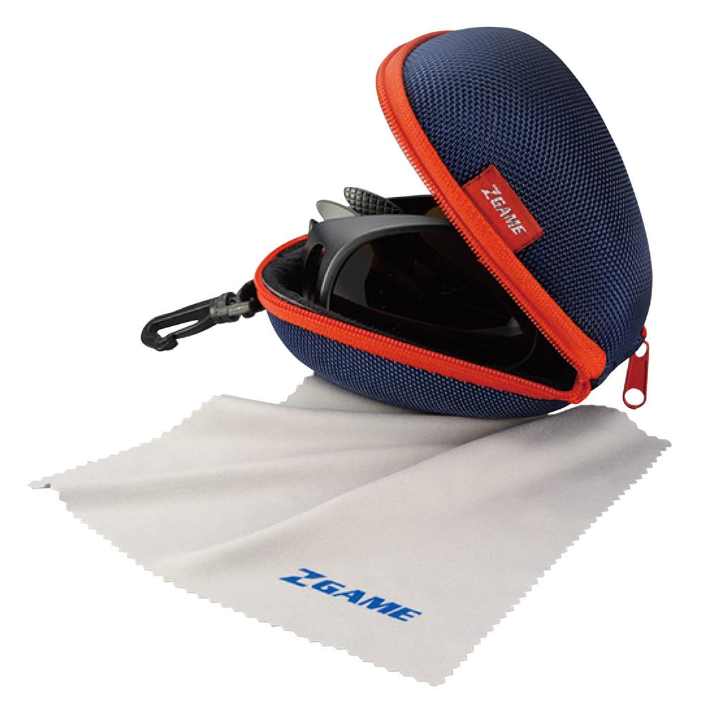 Z GAME Foldable Polarized Sun and Eyeglass Cleaning Cloth Overglasses, Sunglasses, Cover, Semi-Hard Case, (BROWN)