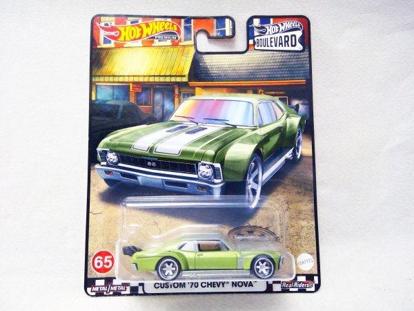 Hot Wheels Premium CUSTOM CHEVY NOVA BOULEVARD '70 '65