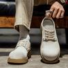 Fashion British Style Men Genuine Leather Casual Shoes Classic Outdoor Antiskid Oxford Dress Shoes Handmade Designer Business Flat Shoes