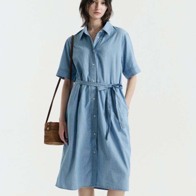 True Religion Women Denim Loose Fit Dress 2 Types Select 1