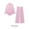 Jnleaog Spring New Arrival Women's Clothing Fashion Style French Fashion Stripes Pajamas Style Pants 6929435