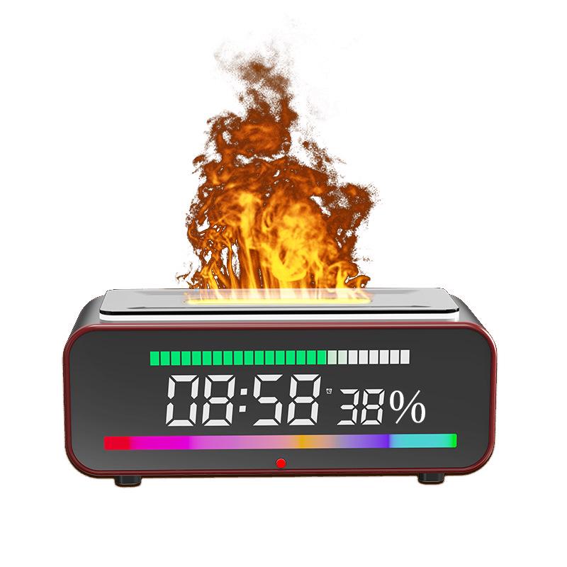 

Імітація полум я Камін Bluetooth-колонка та Аромадифузор з Зволожувачем та Будильником