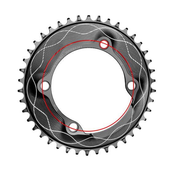 Motor Sprocket Heavy Duty Aluminum Alloy Chainring 40T To 58T Waterproof Rustproof Tooth Disc Replacement for Road Bike