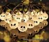 Halloween LED String Lights - Pumpkin, Spider, Ghost, Horror Decor, Marigold Colored Small Lights