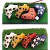 Star Pattern PU Leather Golf Iron Club Head Cover Wedges Iron Club Protective Headcover Putter Protector Golf Supplies