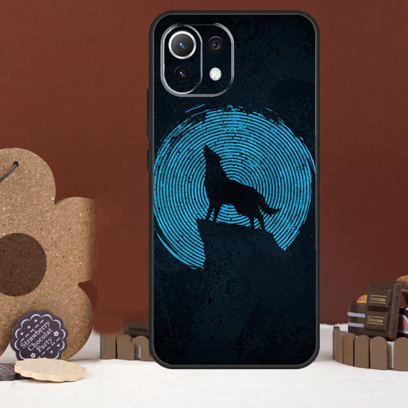wolf art black Case For Xiaomi 17 Pro Max 14 15 Ultra 15T 13T 14T POCO F8 Ultra F7 F5 F6 X5 X6 X7 Pro Cover