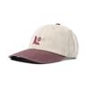 ROIDESROIS Embroidered Symbol Logo Two-Tone Ball Cap (Burgundy)