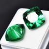 20.54 Ct NATURAL Garnet CUSHION CUT Green   Loose Gemstone Pair