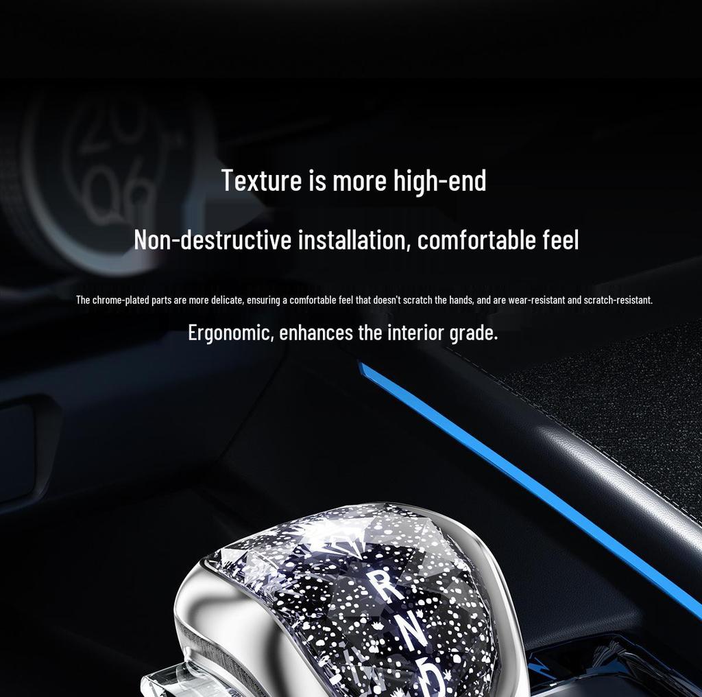 Κρυστάλλινος Επιλογέας Ταχυτήτων Toyota & Honda με Φωτισμό - Μοχλός Αυτόματου Κιβωτίου Ταχυτήτων.