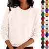Women's Everyday Casual -Color Long-Sleeve Knit Top