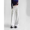 Women's Winter High Waist Velvet Lined Straight Leg Sweatpants