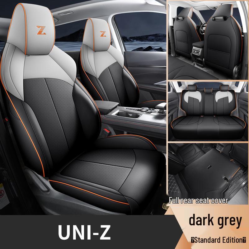 UNIZ Special Full Leather Car Seat Cushion - Universal Fit, Four Seasons, New Model