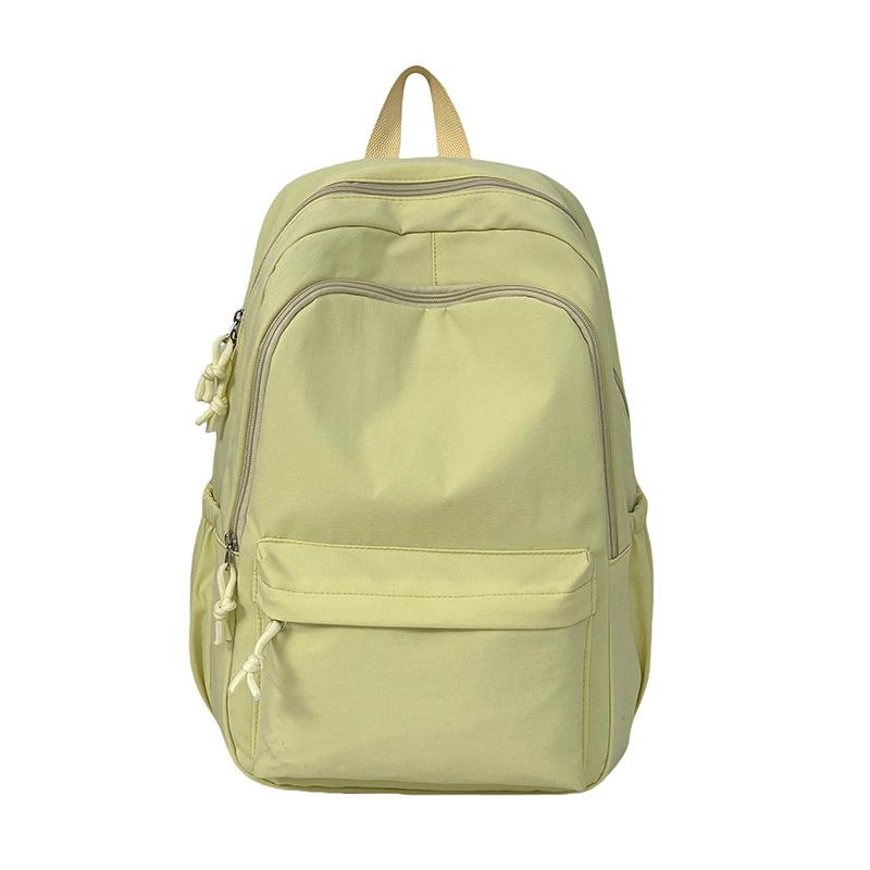 Zaino scolastico zaino da uomo semplice ad alta capacità zaino da viaggio da donna tempo libero studente scuola media giapponese studente liceo studente universitario