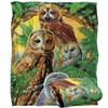 JQ Licensing Silky Owl Supersoft Blanket