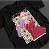 Zero Two Darling In the Franxx Multi-Style Collage T-Shirt Anime Pink Hair Girl Black Unisex Oversized Comfortable Fashion Women And Men T-shirts