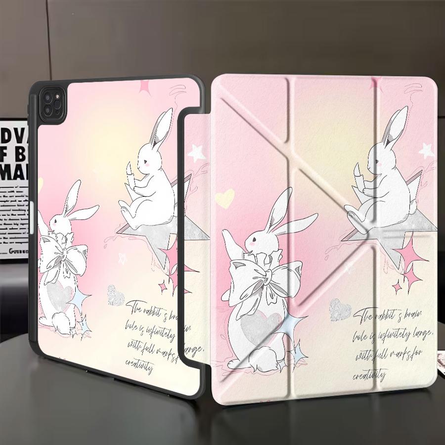 

Tablet Case For iPad Air 4 5 M3 M2 1 2 M4 11inch Pro 11th 10th 9th 8th 7th 12.9inch Mini 6 7 Pro 2025 Holder Cover Bowsuit iPad Mini 7 8.3