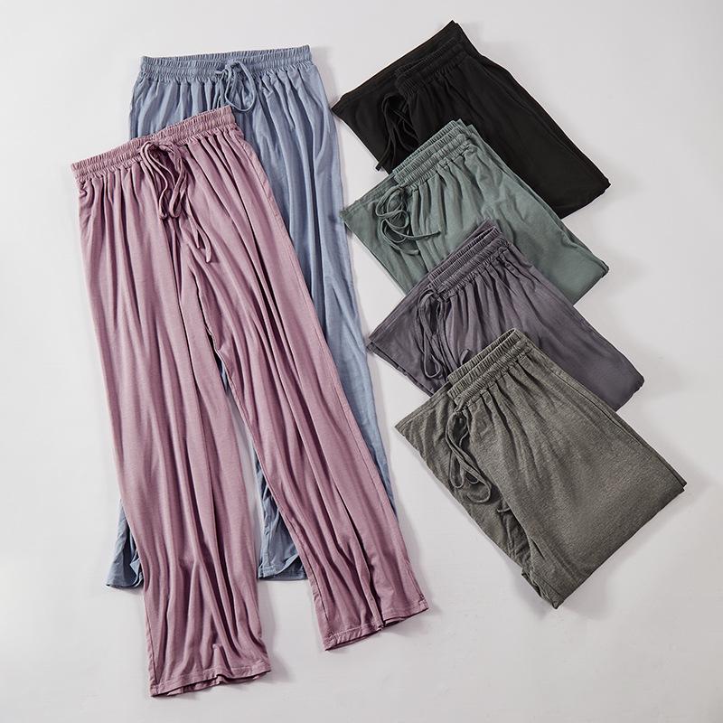 Women's High Waist Modal Dance & Yoga Pants - Loose, Straight Leg for Summer Practice
