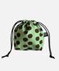 Sogonsogon Dot Green String Pouch W